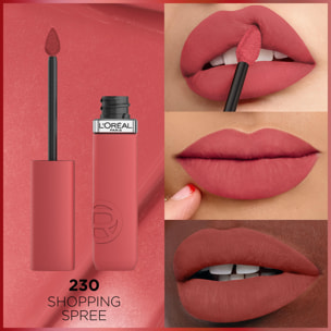 L'Oréal Paris Infaillible Matte Resistance Rouge à Lèvres Liquide Fini Mat 230 Shopping Spree