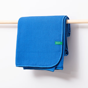 Manta clásica benetton azul