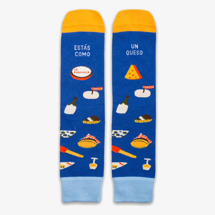 Calcetines "Estás como un queso" lover