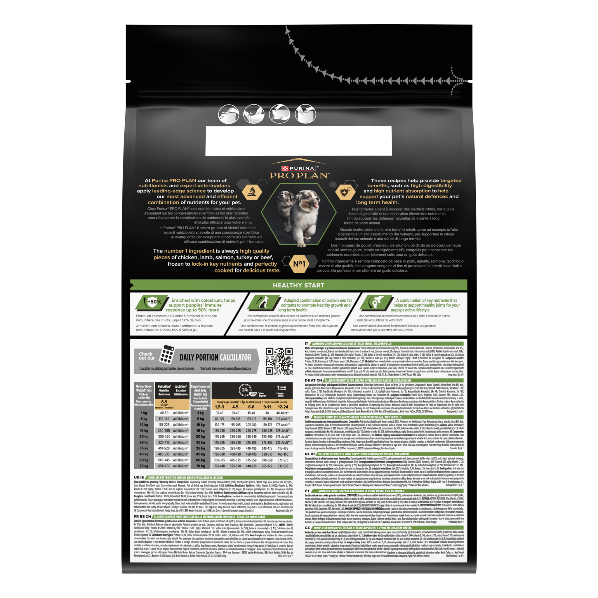 PURINA PRO PLAN Medium Puppy - Riche en Poulet