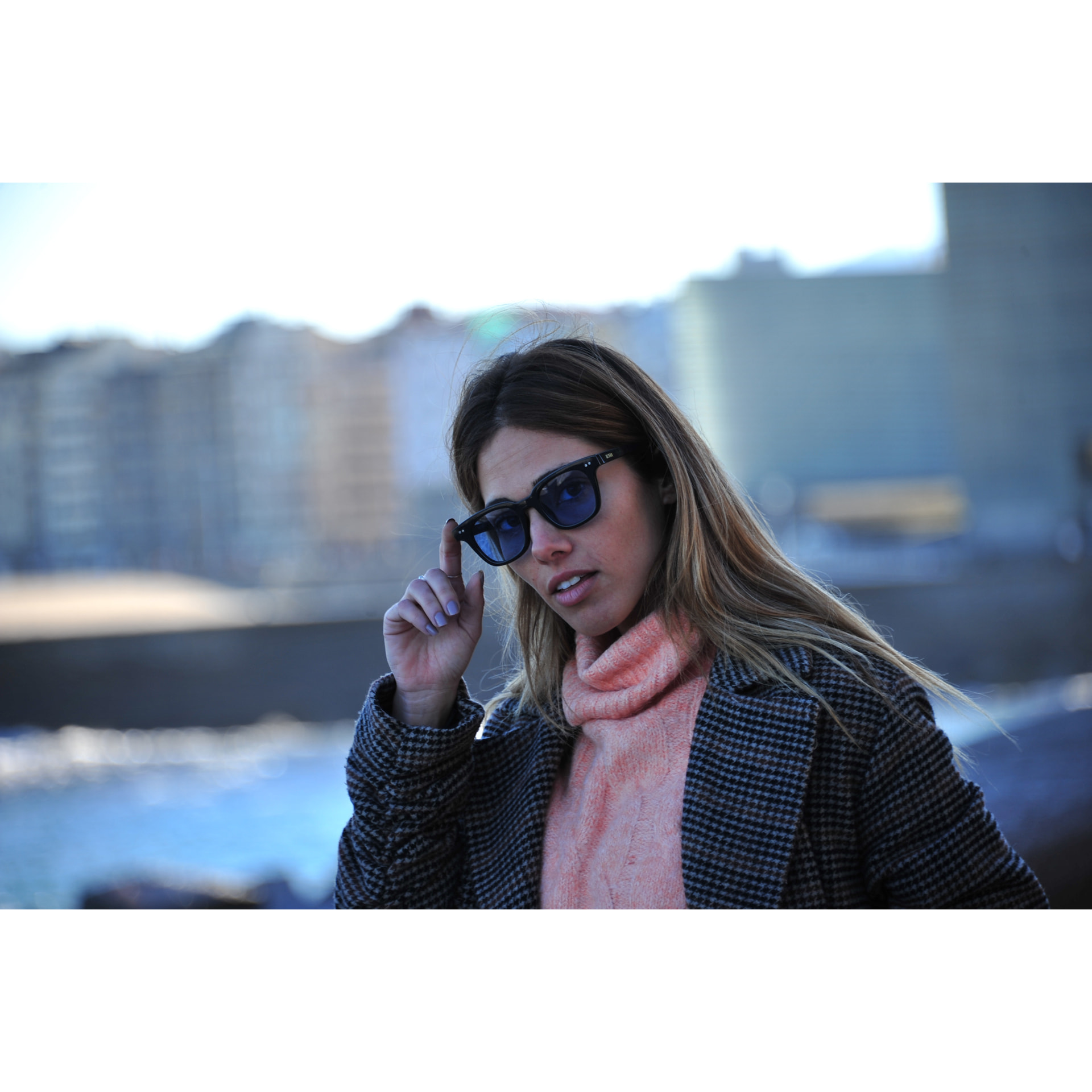 Occhiali da sole blu PALO ALTO SAMUI