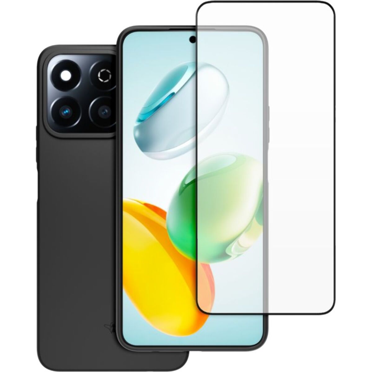 Coque CASR Honor 200 smart coque noire+ verre tremp