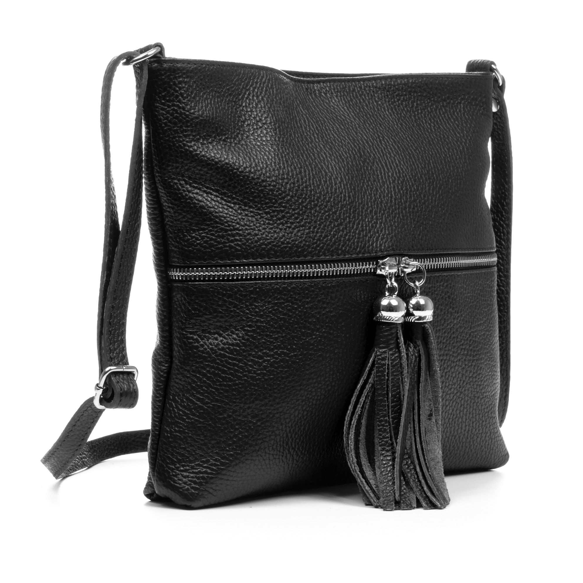 Altino borsa a tracolla donna. Pelle autentica finitura Dollaro.