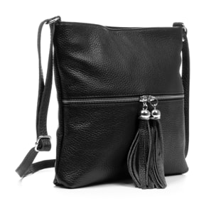 Altino borsa a tracolla donna. Pelle autentica finitura Dollaro.