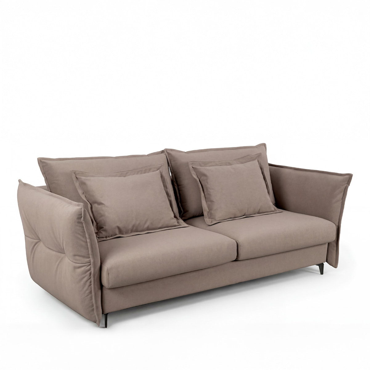 Canapé Tissu Droit Convertible Verduro - 3 Places
