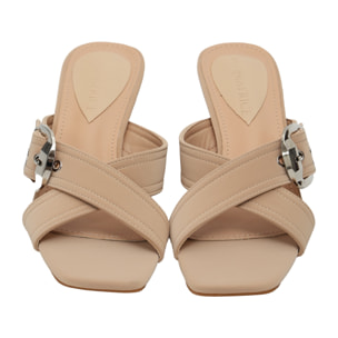 Sandali incrociati - tacco 6,0 cm