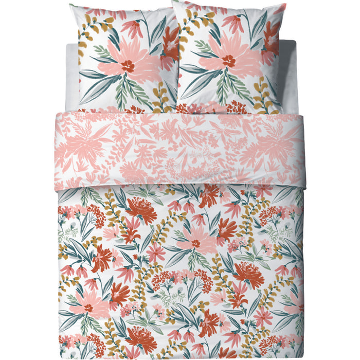Parure Housse De Couette 3pcs 100% Coton 57fils Marna