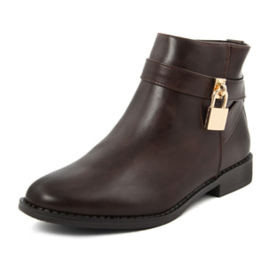 Stivaletto Donna colore Marrone-Altezza tacco:2,5cm