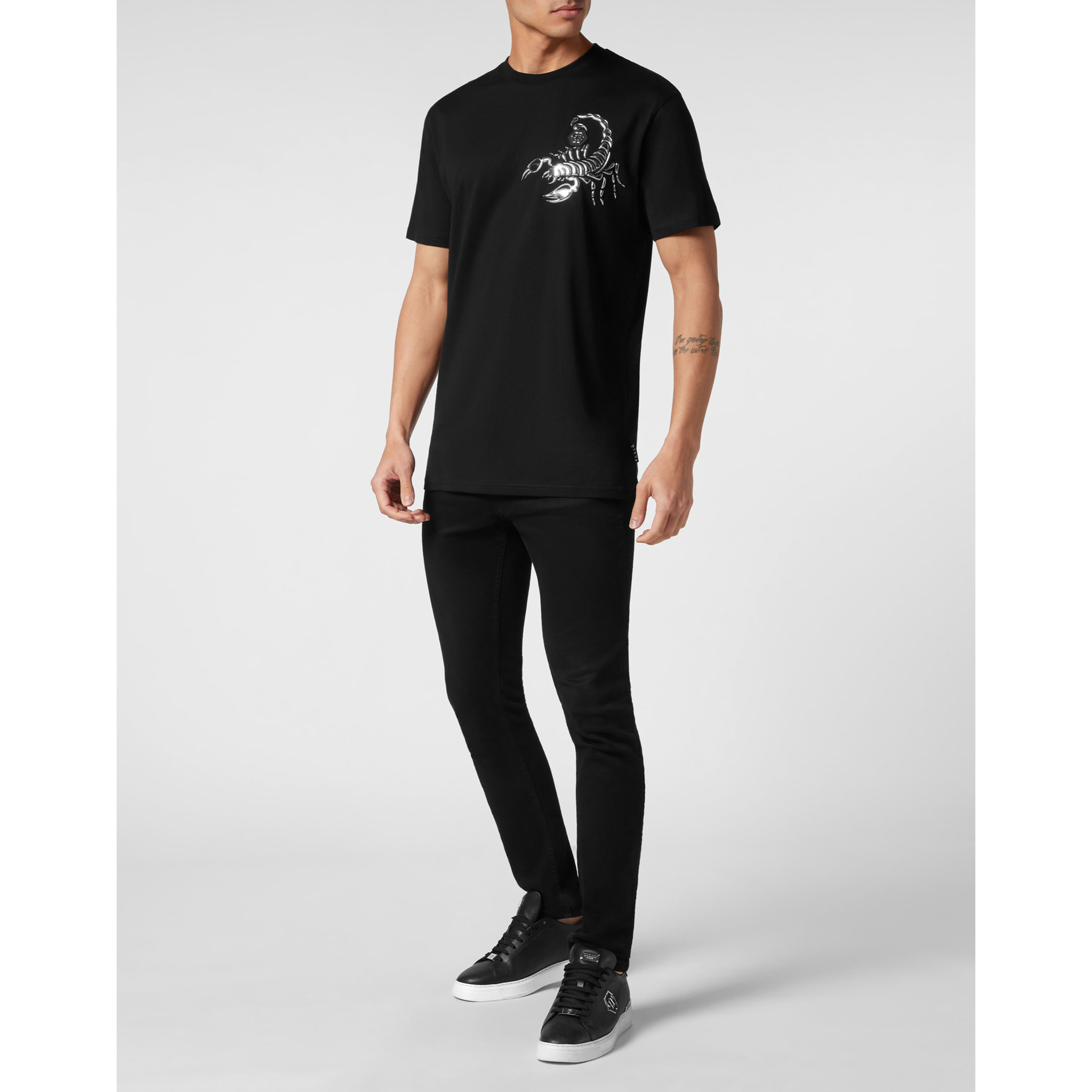PHILIPP PLEIN T-Shirt Round Neck SCORPION