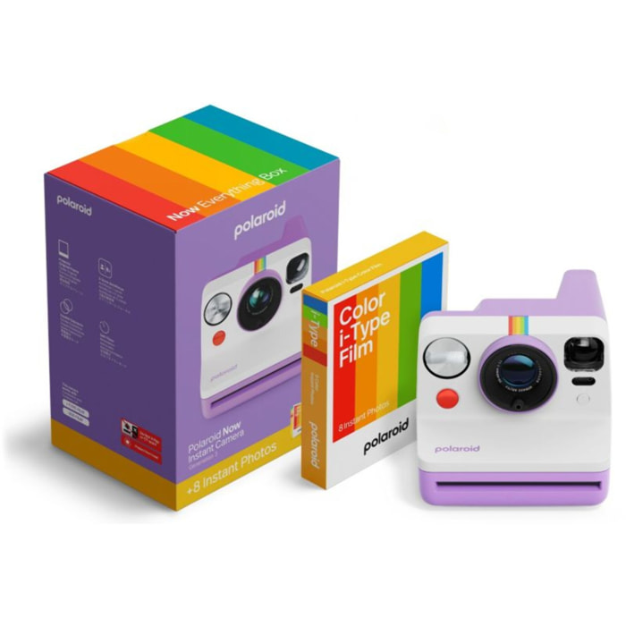Appareil photo Instantané POLAROID Now Generation 3 Purple + 8 flims