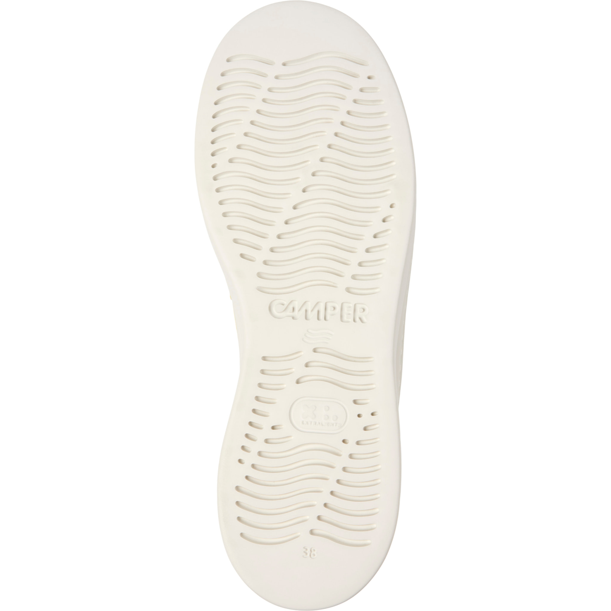 Zapatillas - CAMPER Runner Up - Amarillo - Cuero liso