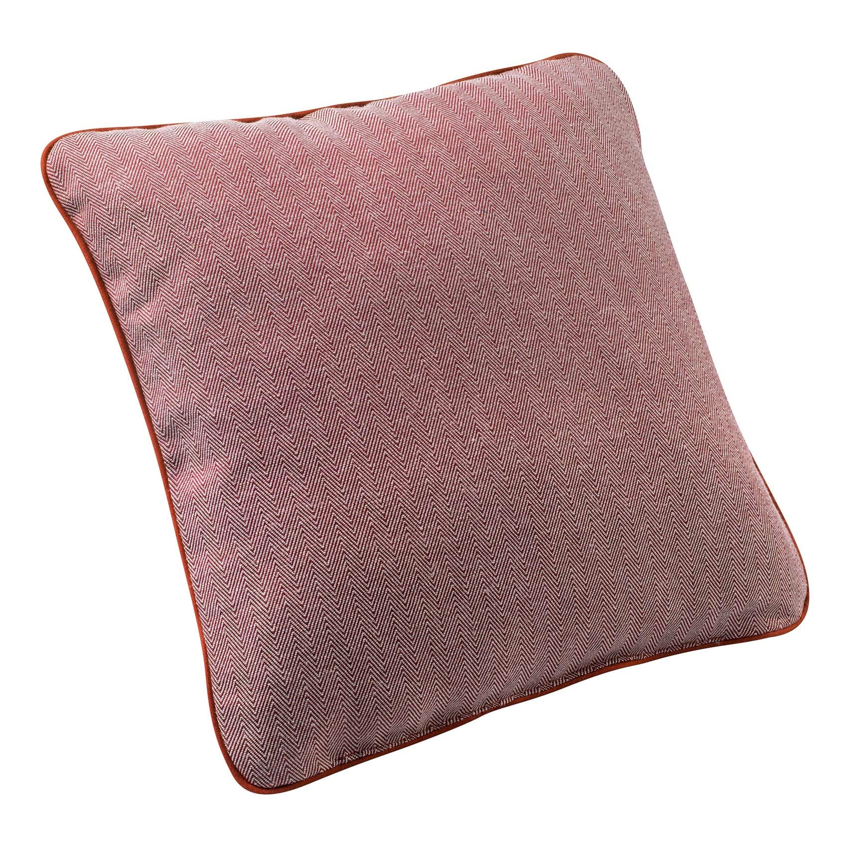 Coussin d'ameublement à chevrons - Rose Boudoir