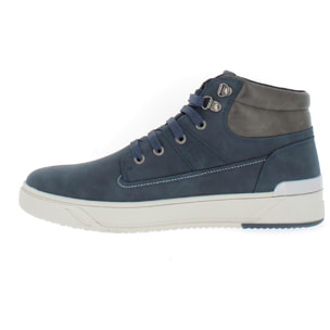 Armata di Mare Scarpe Uomo Sneakers Mid Stringate con Soletta Rimovibile in Memory Foam AMU W23D432 Navy