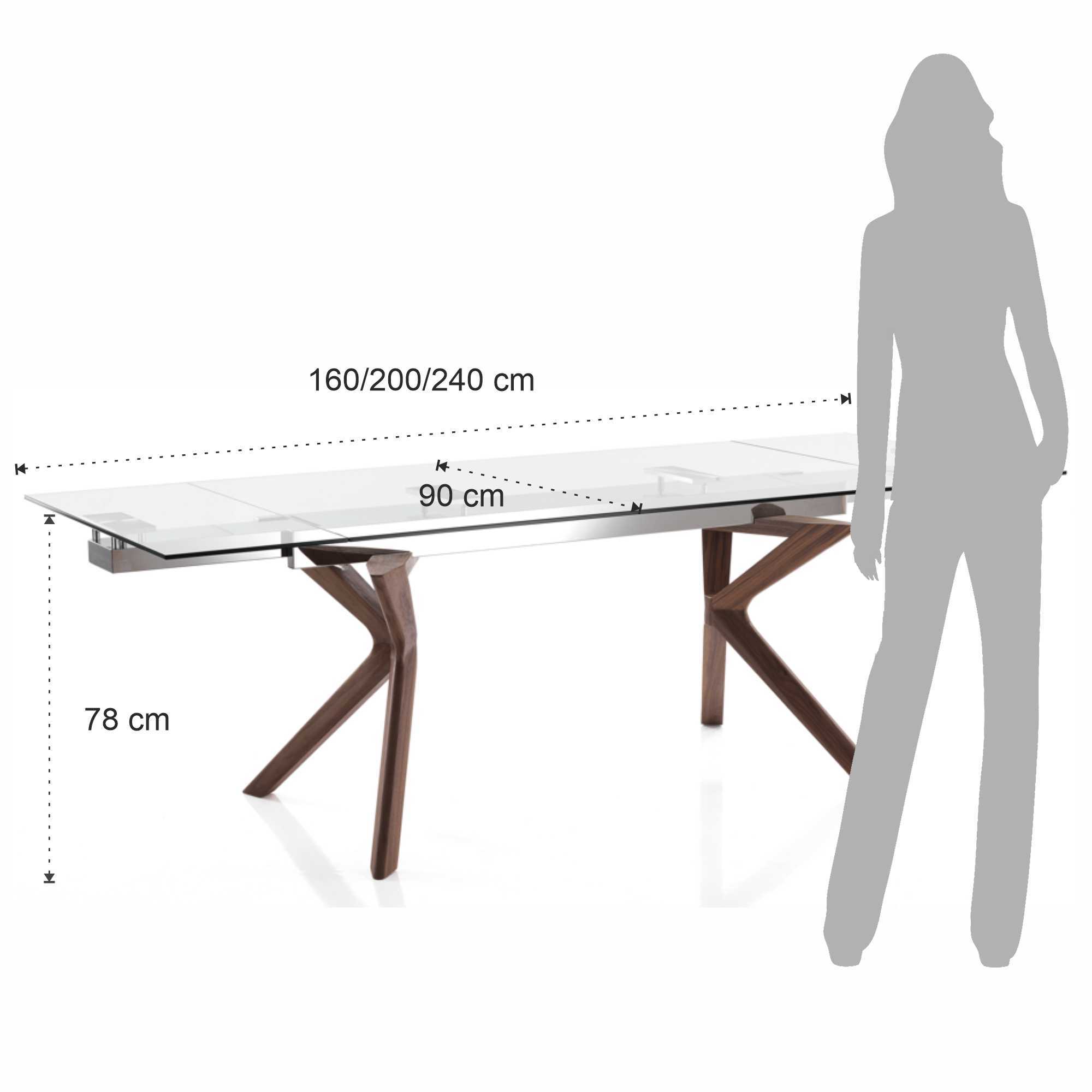 Tomasucci Table extensible BRAN