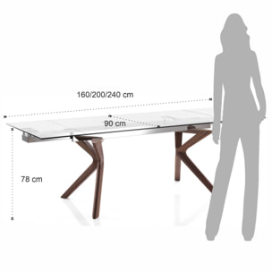 Tomasucci Table extensible BRAN