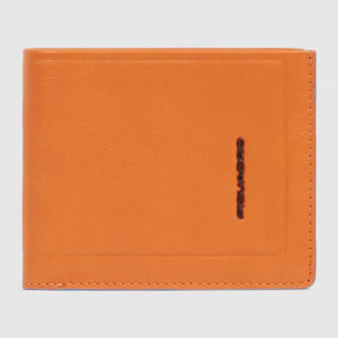 Piquadro Portafogli in pelle con volantino porta documenti, porta carte di credito e protezione RFID