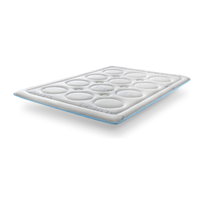 Topper Viscogel Bubble Confort de SonnoMattress, Altura 4 cm