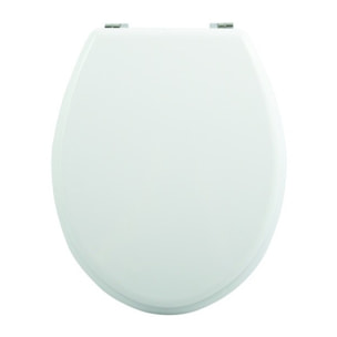Abattant wc MDF Blanc - Charnières Zinc MSV