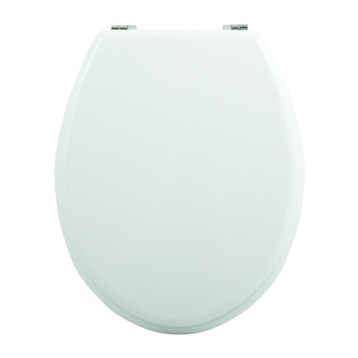 Abattant wc MDF Blanc - Charnières Zinc MSV