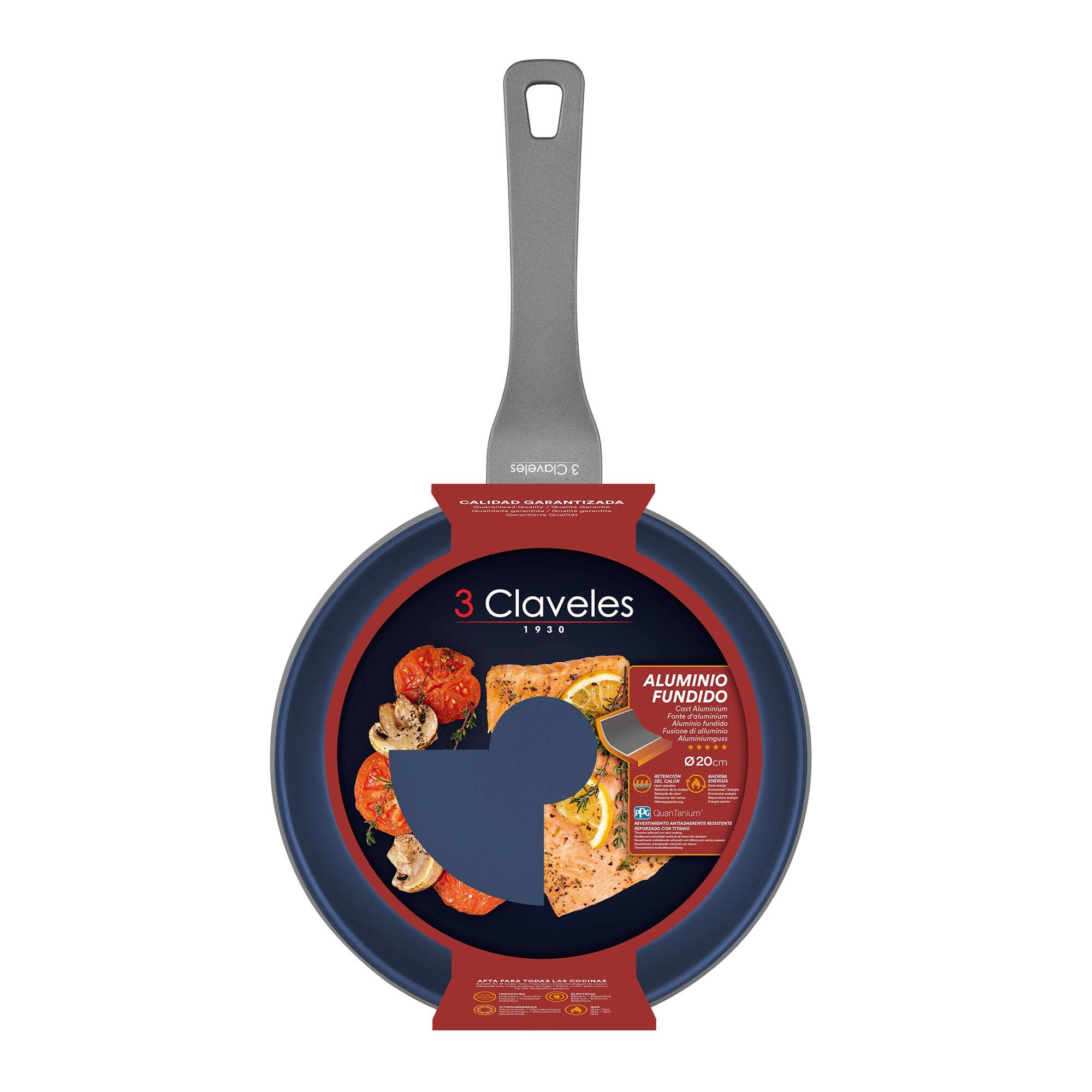 Sartén en aluminio fundido con inducción