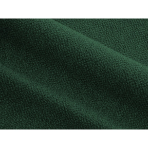 Pouf "Mackay" en velours structuré vert
