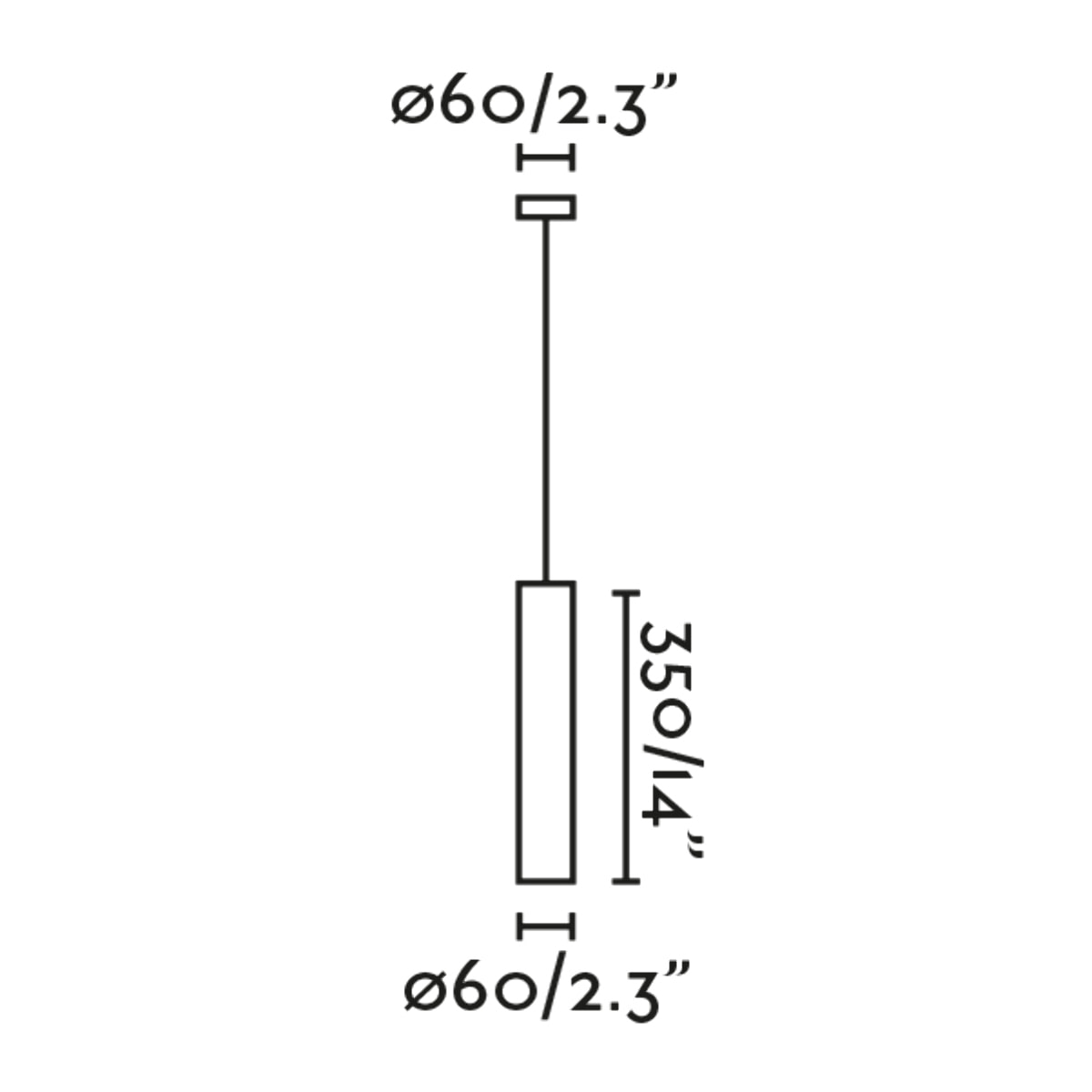 STAN Lampe suspension or satiné