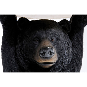 Table d'appoint Animal ours noir Kare Design