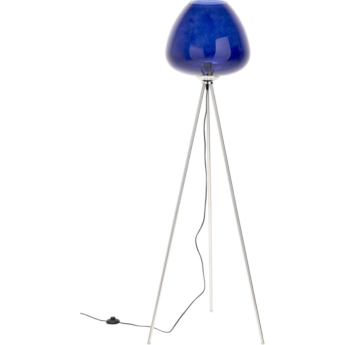 Lampadaire Sphere 146cm bleu Kare Design