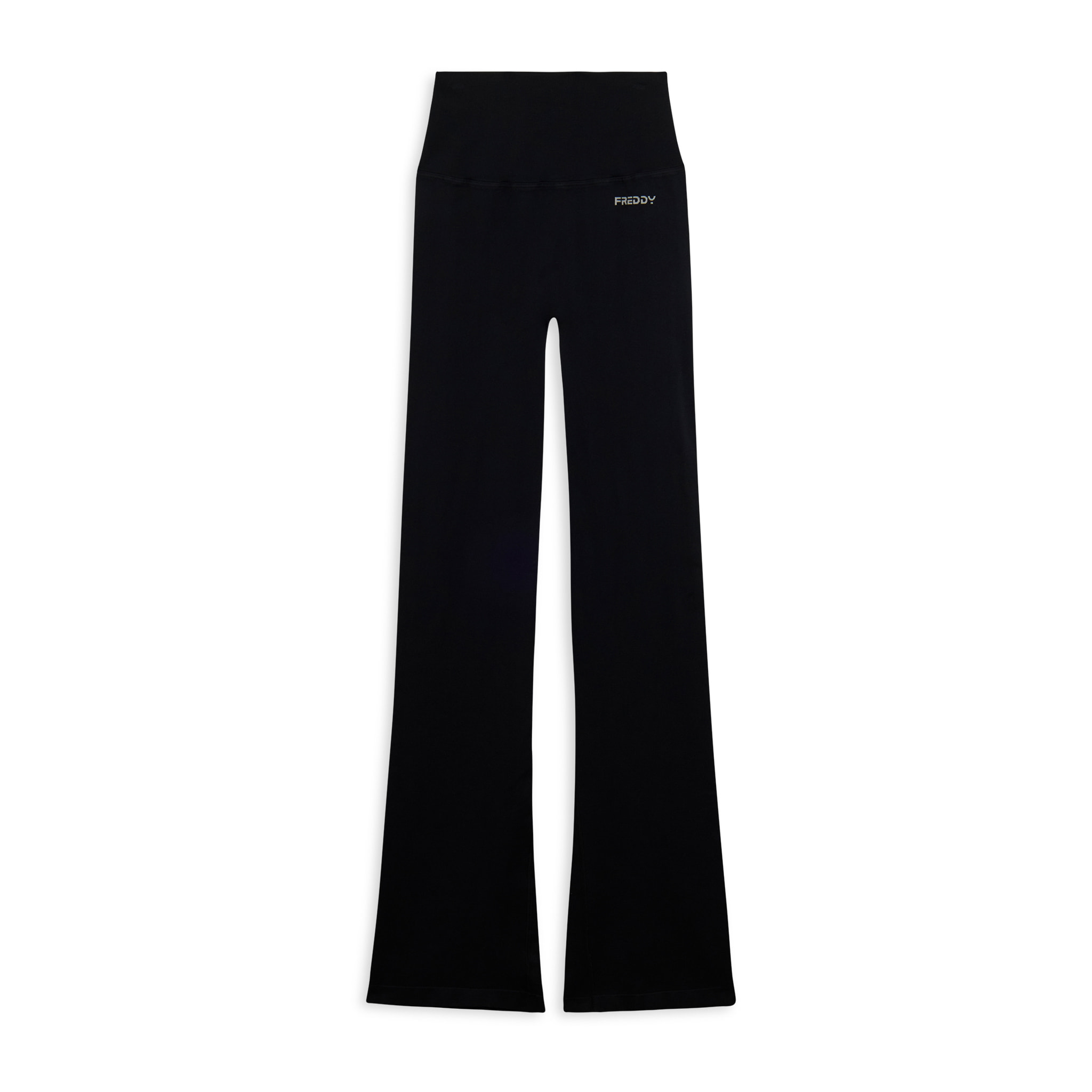 Leggings sportivi seamless a zampa con vita altissima