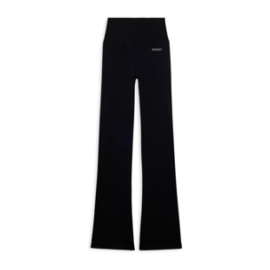 Leggings sportivi seamless a zampa con vita altissima