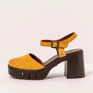 Sandalias con tacón 1991 NOBUCK HONEY / EIVISSA color Honey