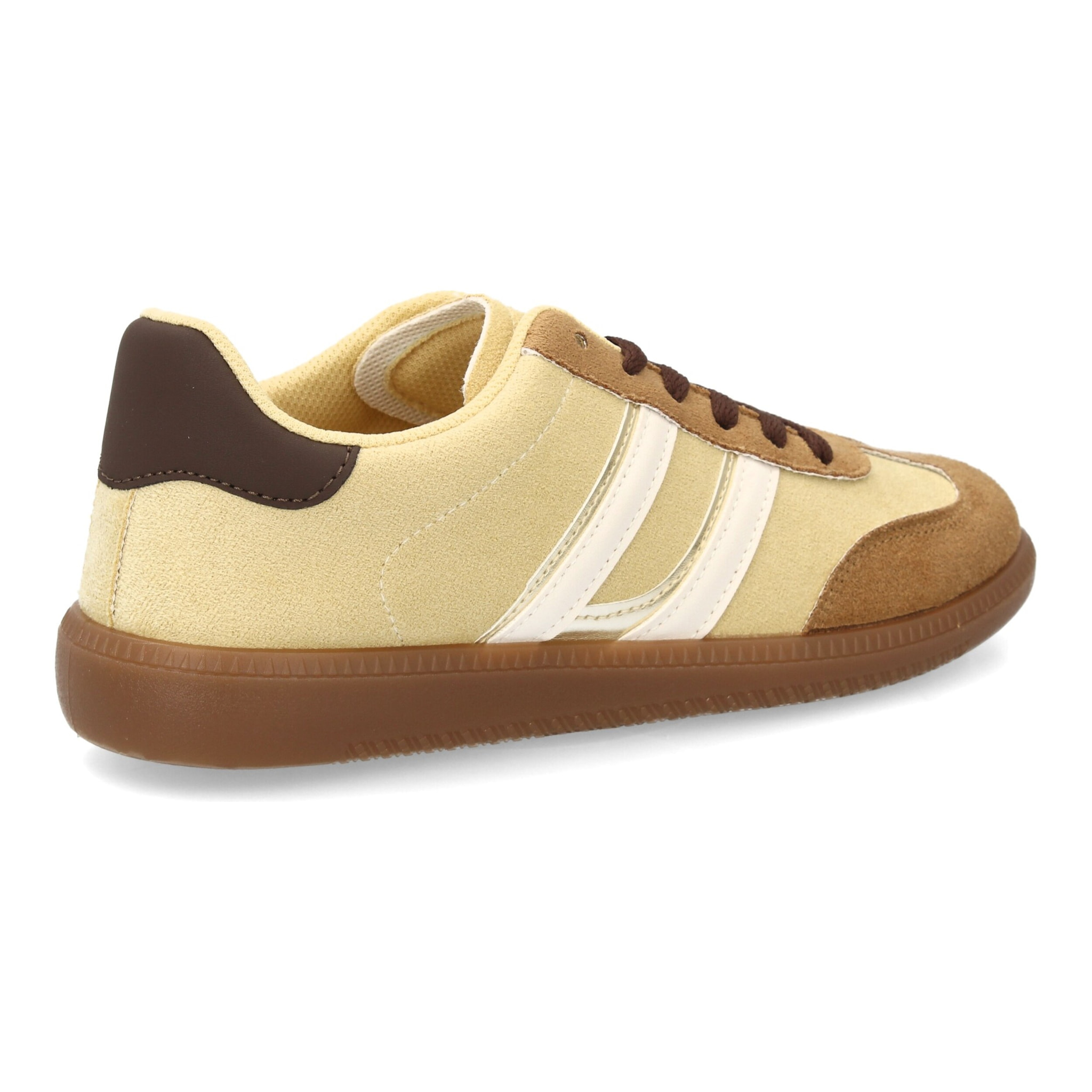Zapatillas deportivas mujer casual efecto ante con cordones