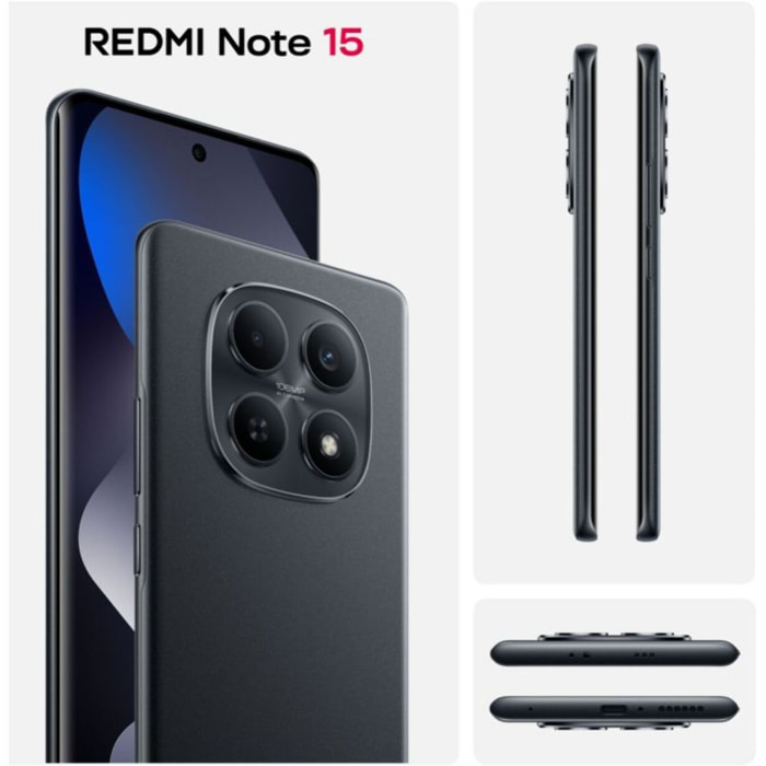 Smartphone XIAOMI Redmi Note 15 Noir 256Go 4G