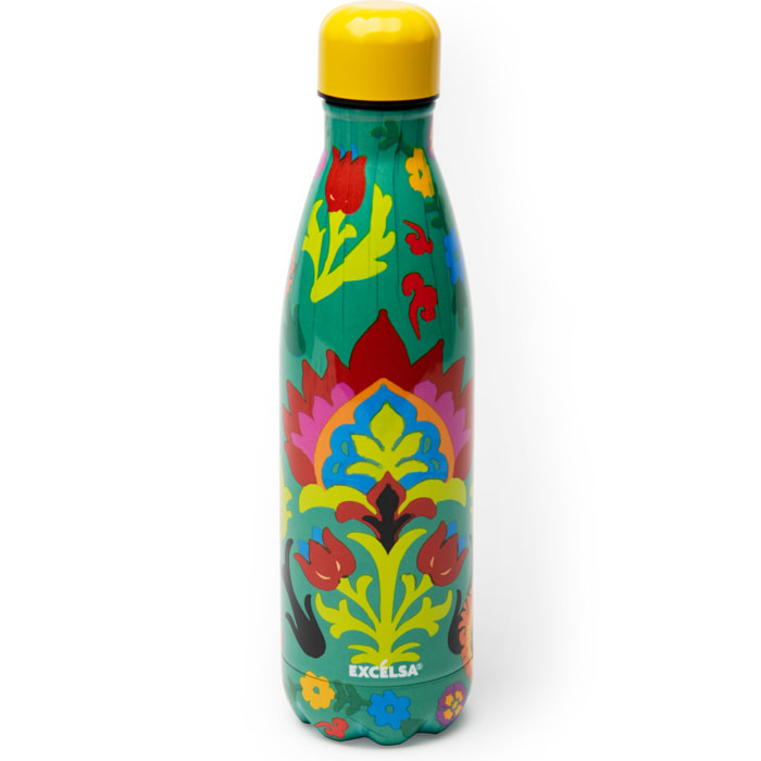Bouteille isotherme Excelsa- New Delhi, Acier Multicolore