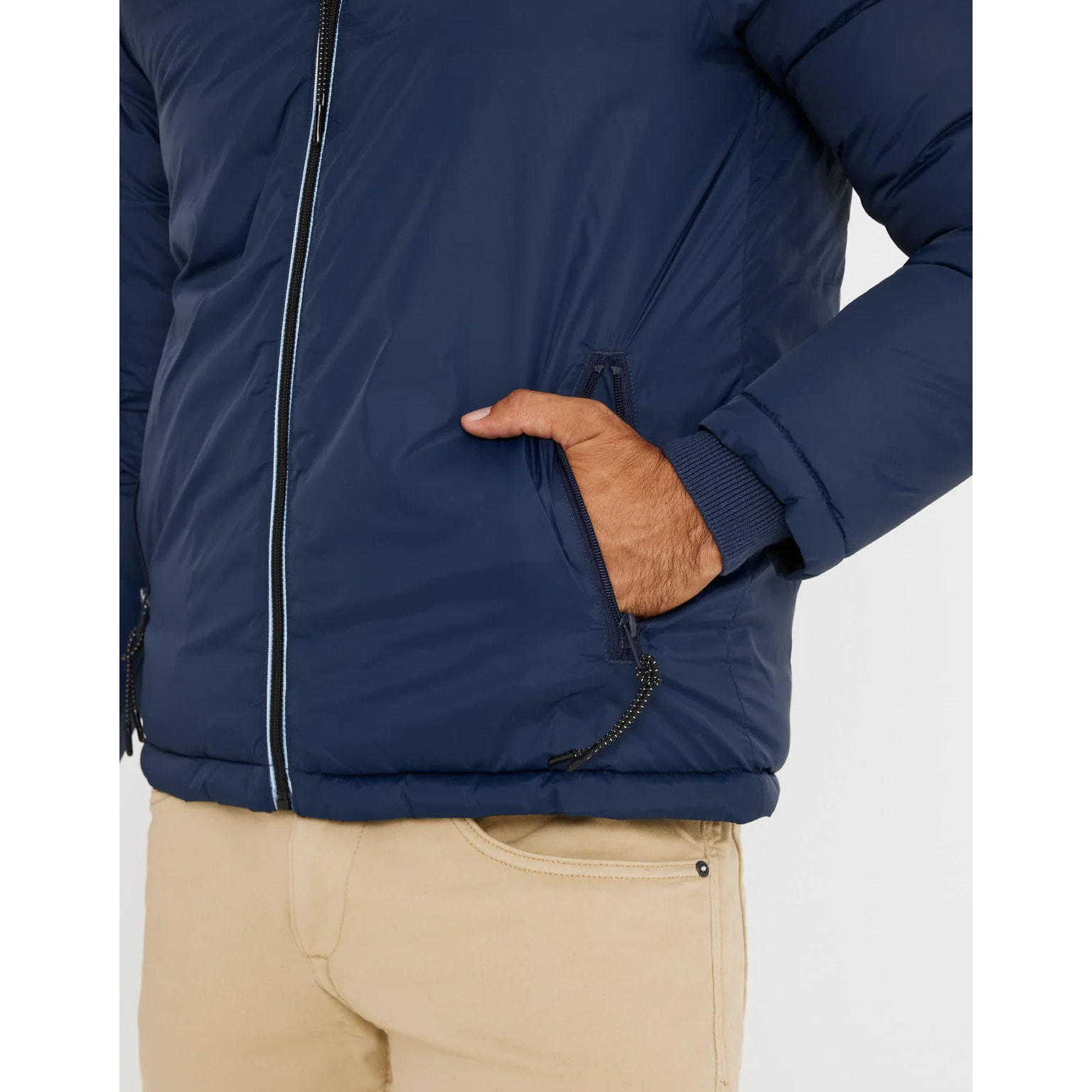 Chaqueta Reversible Azul Marino - Kesbury