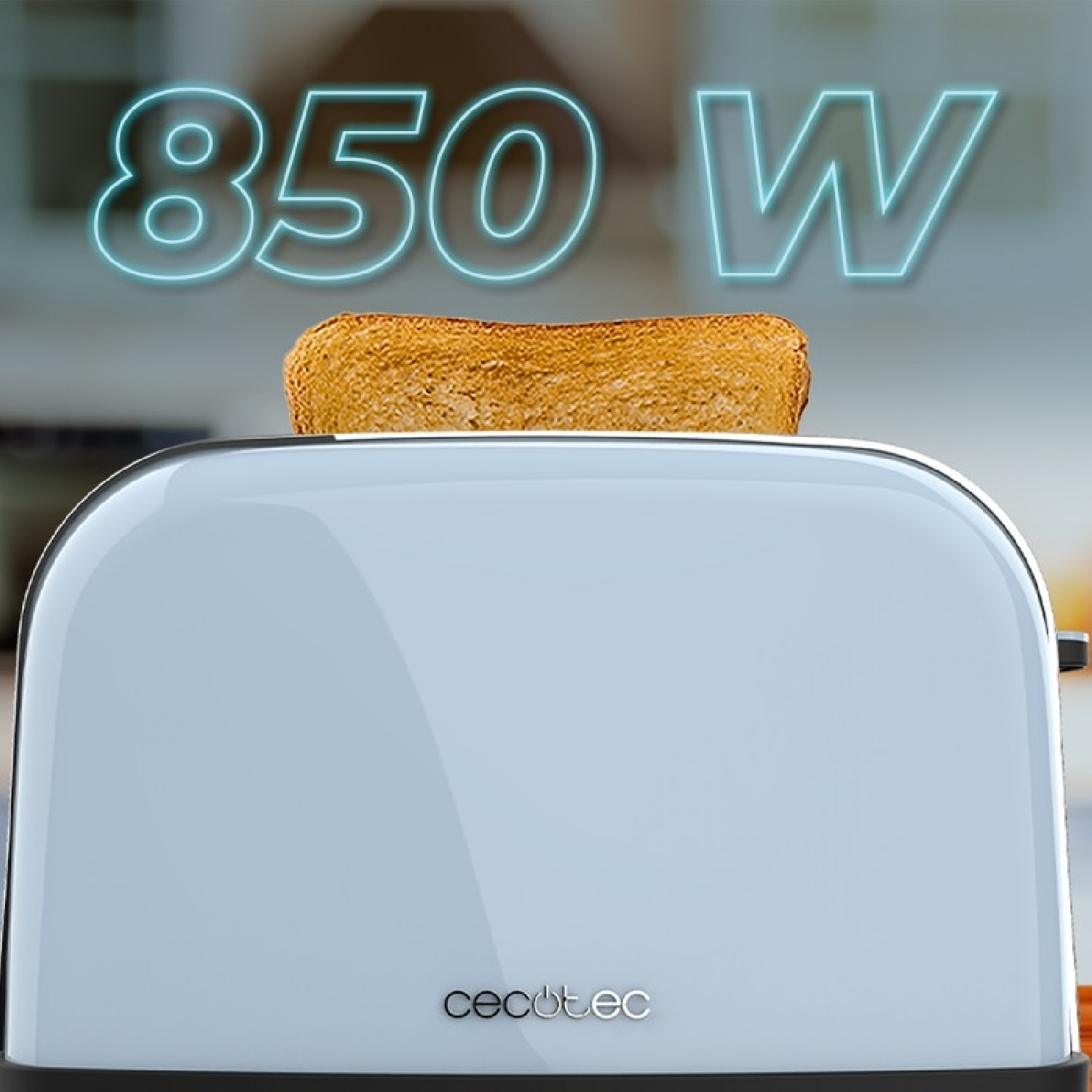 Grille-pain verticaux Toastin' time 850 Blue Cecotec