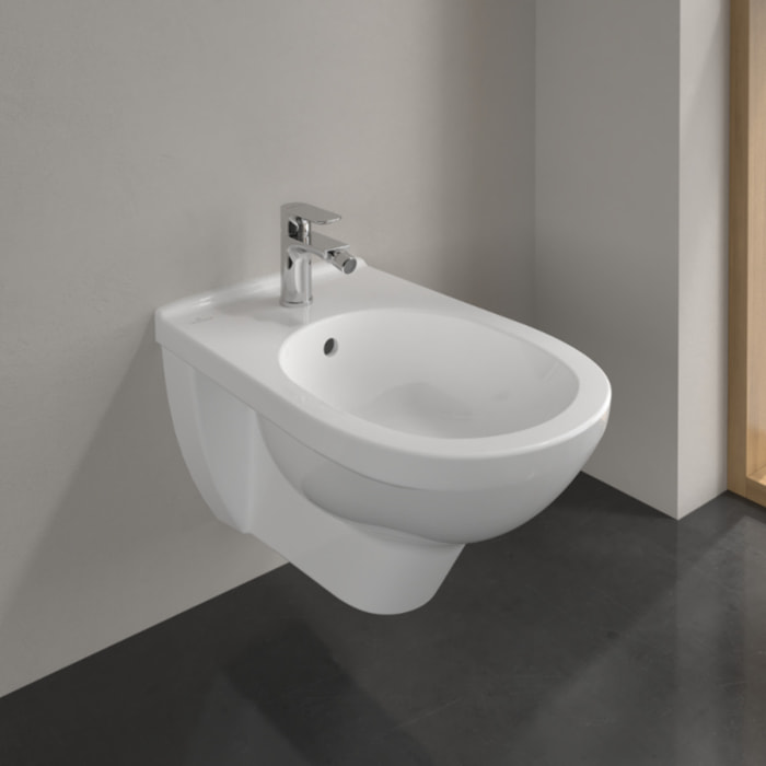 Pack bidet suspendu VILLEROY & BOCH O.Novo + Bâti-support sol et mur Vi-connect