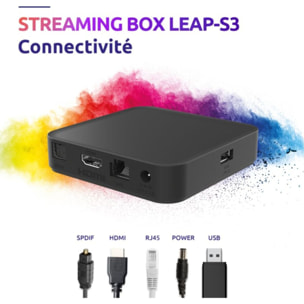 Passerelle multimédia STRONG LEAP-S3 Box Google TV 4K Chromecast