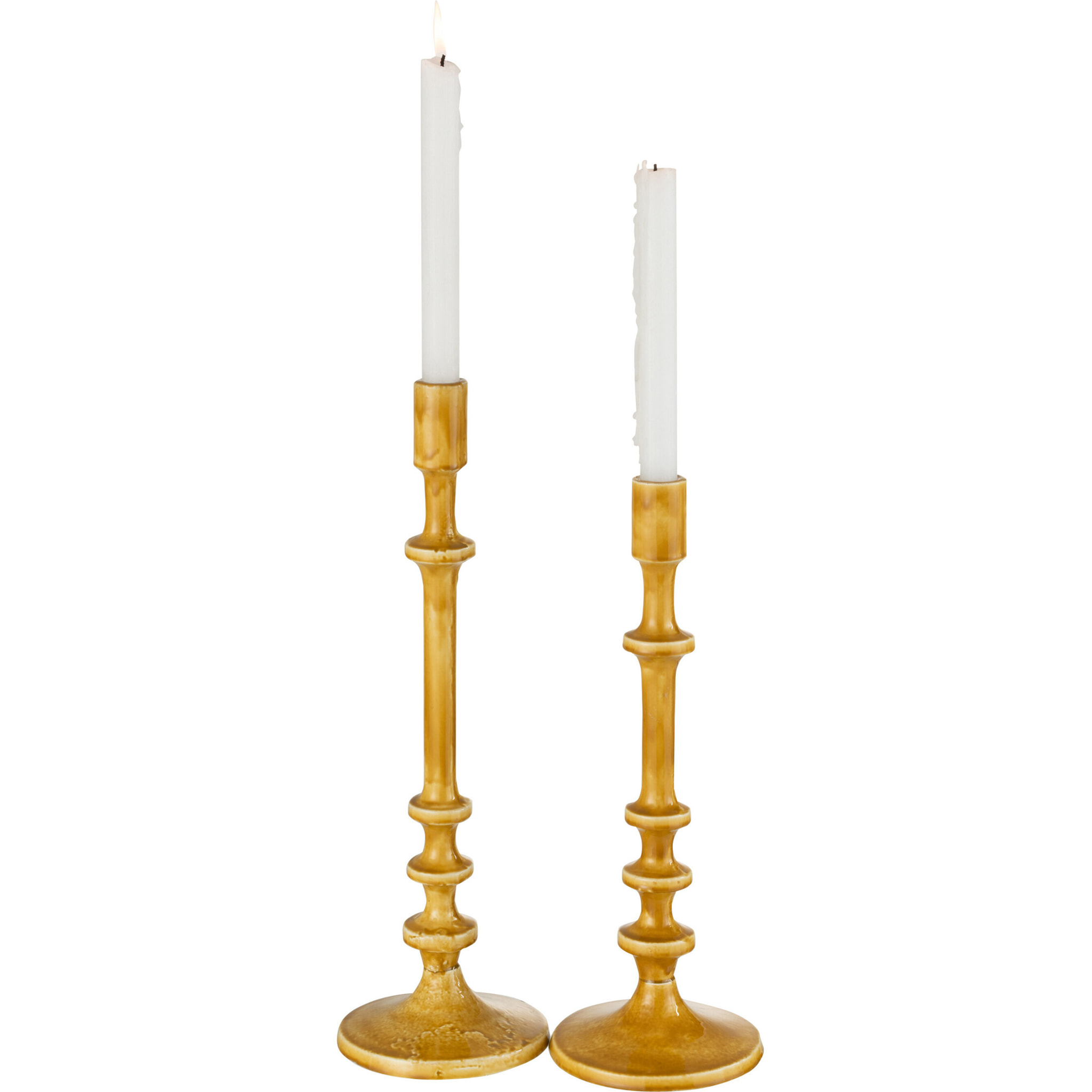 J-Line chandelier Classique - aluminium - ocre - large