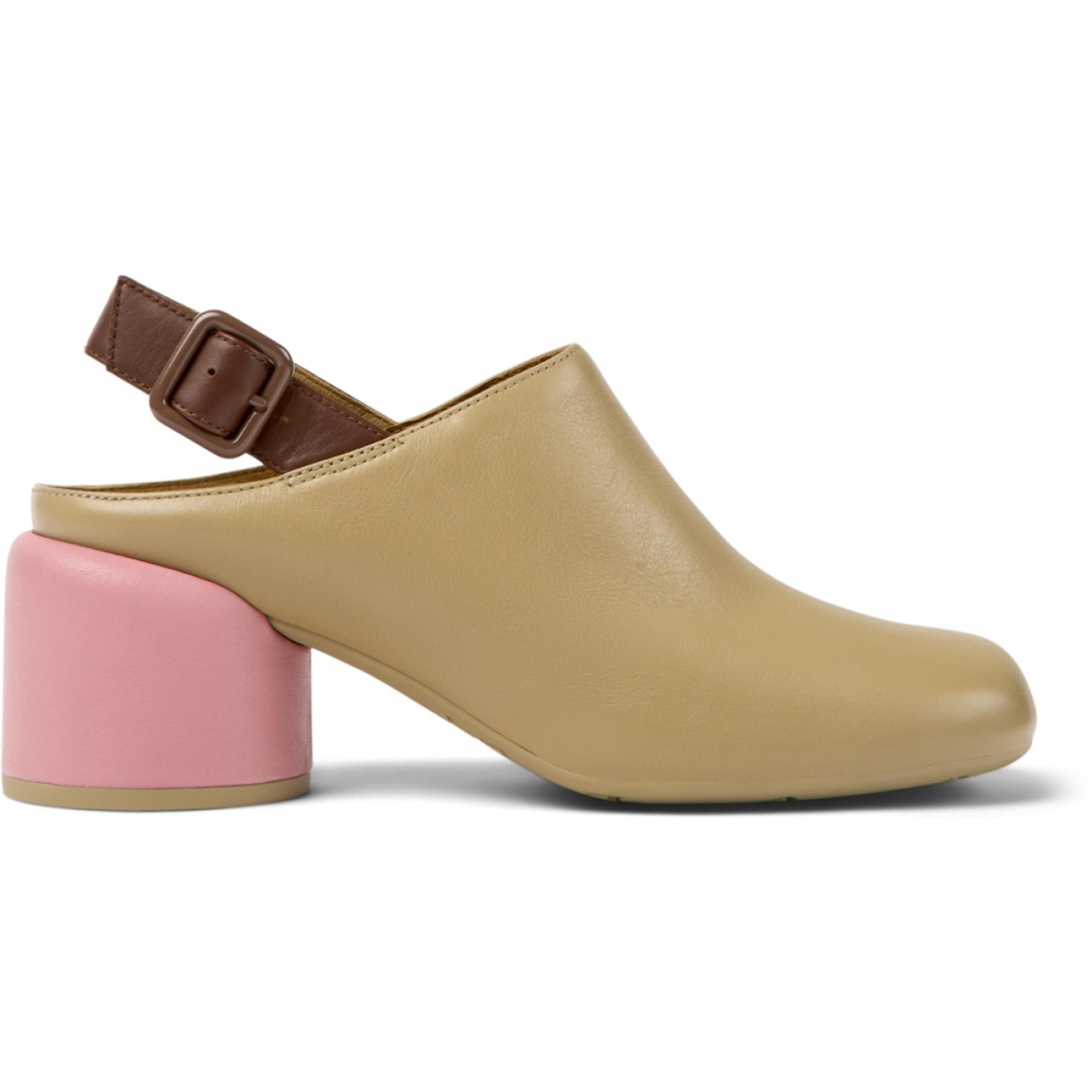 CAMPER Niki Twins - Zapato de tacon Beige Mujer