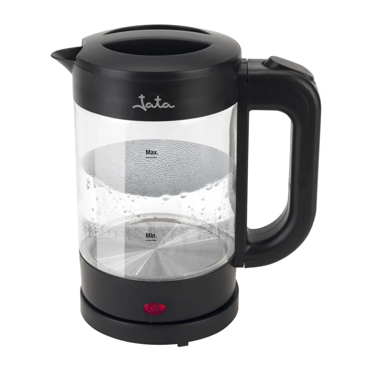 Hervidor de agua eléctrico JATA HA702 de 1,2 litros. Jarra de borosilicato. Máxima rapidez