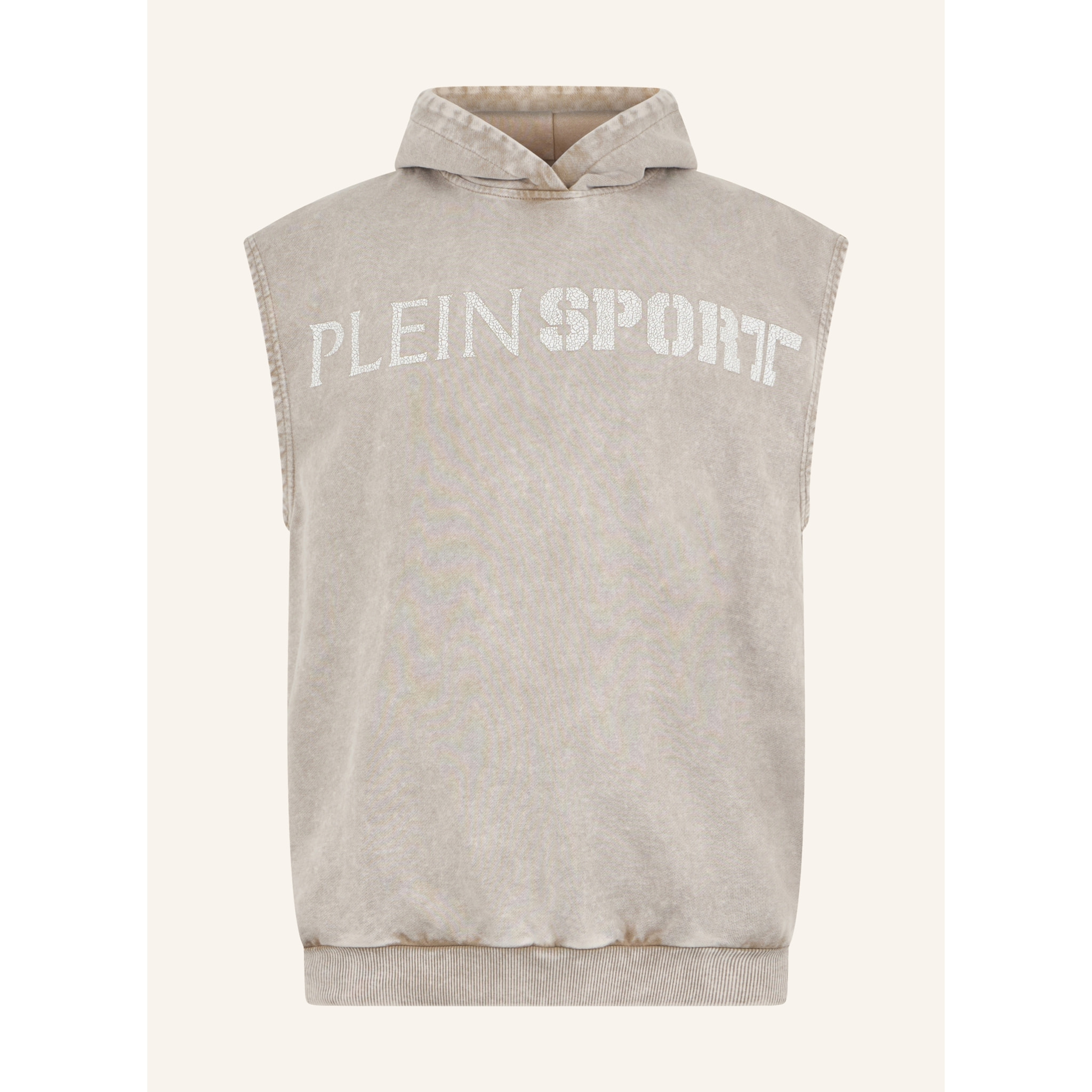 PLEIN SPORT Hoodie Vest Crackle Scratch