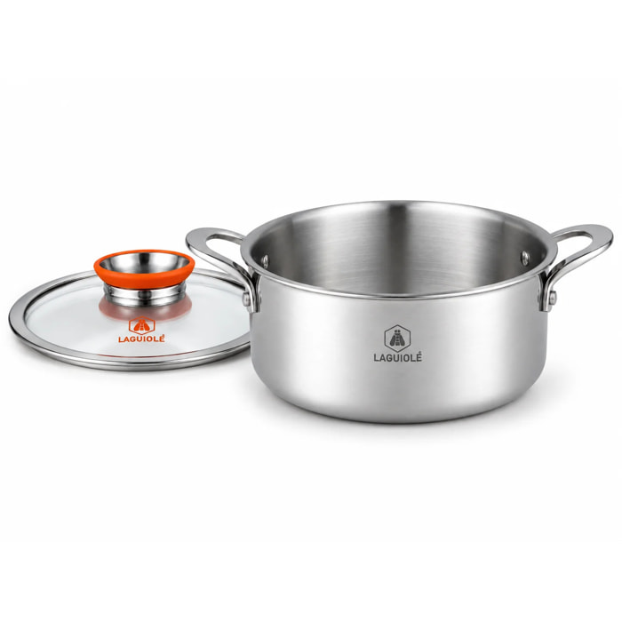 Marmite inox triplex 24 cm