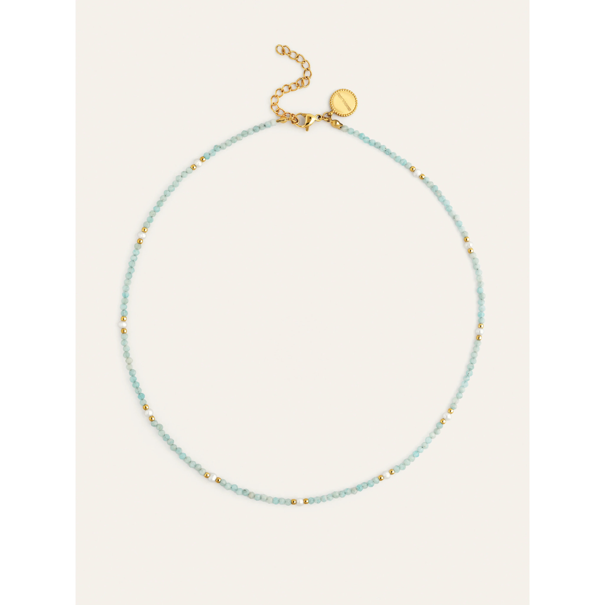 Collana Azulina  Acciao Placcato Oro