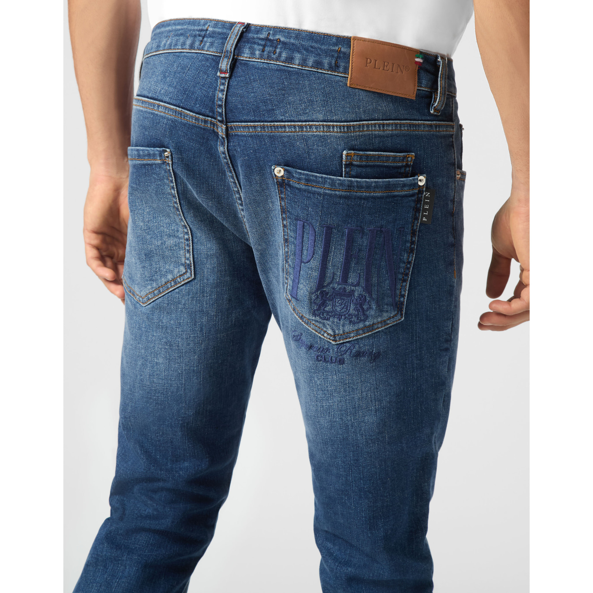 PHILIPP PLEIN Jeans Straight Cut RACING