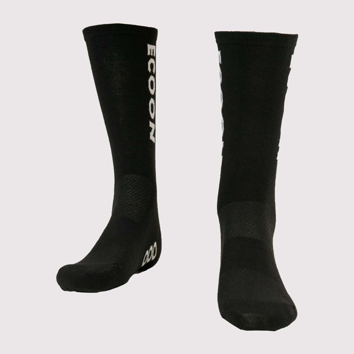 Calcetines de ciclismo unisex ECOON Lzoard - Negro
