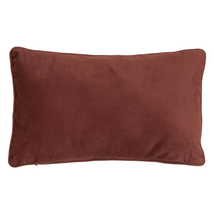 Coussin Lilou marron tonka 50x30cm