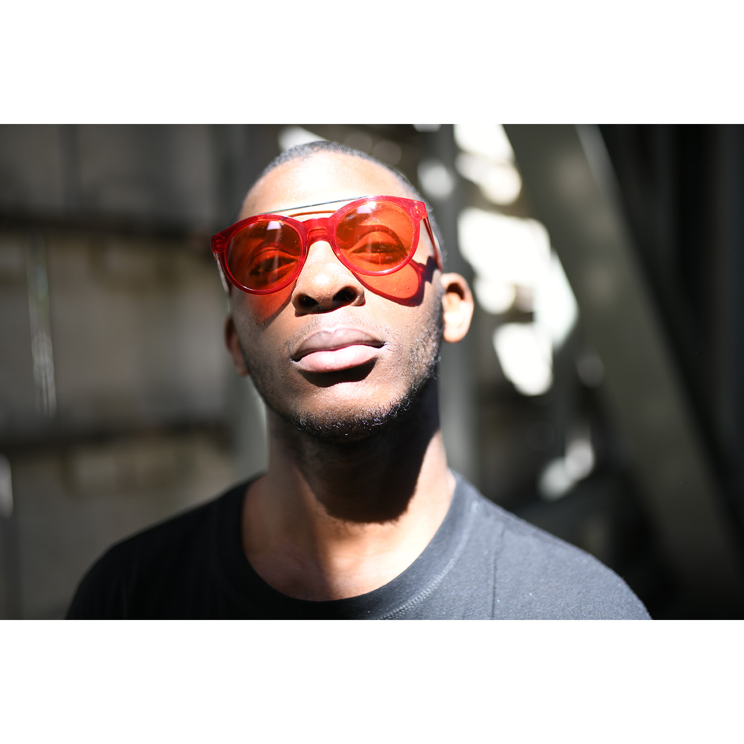 Gafas de sol OCEAN TIBURON - Trans. rojo / Roja espacial