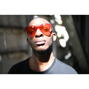Gafas de sol OCEAN TIBURON - Trans. rojo / Roja espacial