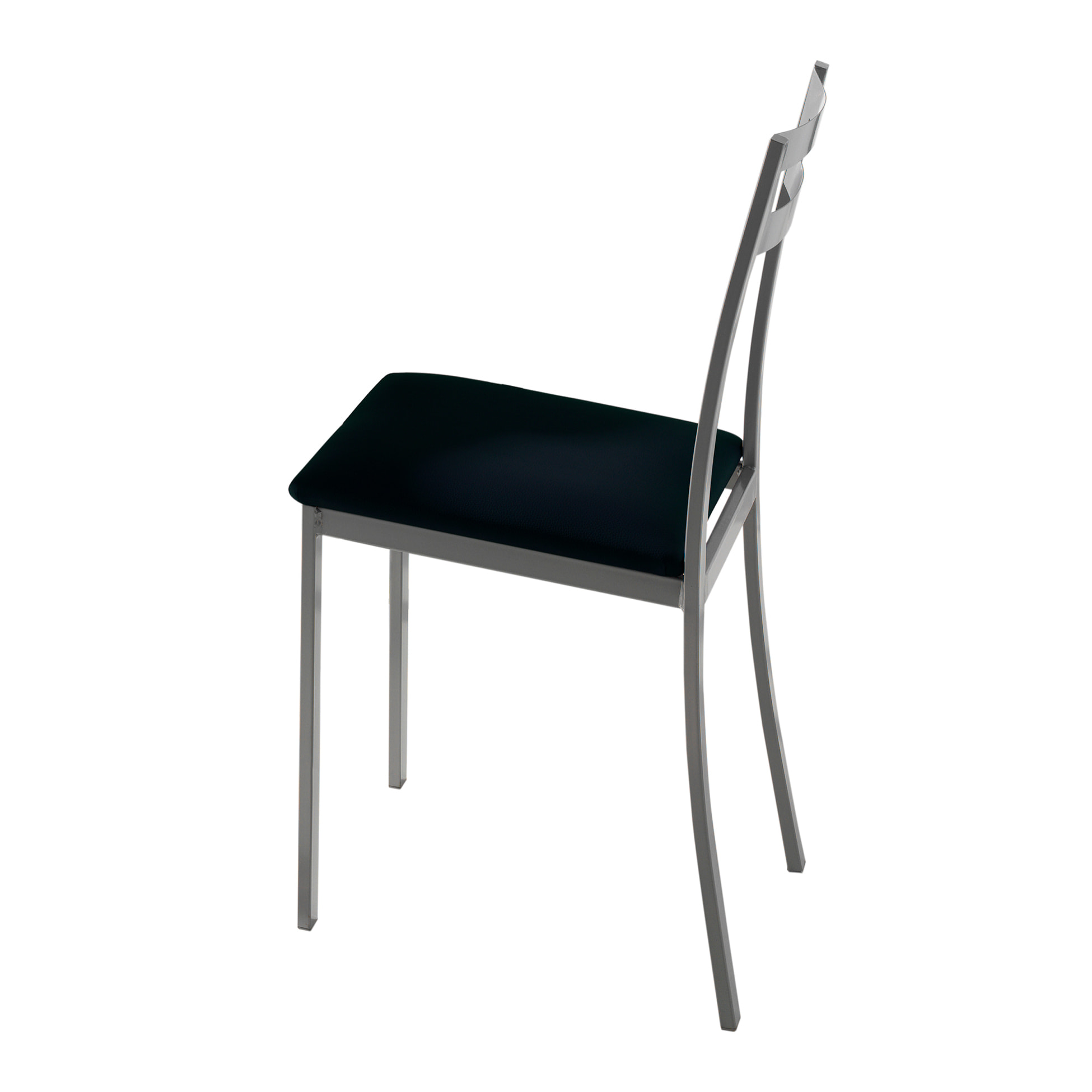 Set de 4 sillas – Polipiel y metal